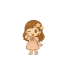 ‪✿ちゃんはな‪✿動く！使える！可愛い女の子（個別スタンプ：2）