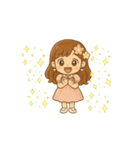 ‪✿ちゃんはな‪✿動く！使える！可愛い女の子（個別スタンプ：4）