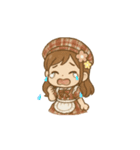 ‪✿ちゃんはな‪✿動く！使える！可愛い女の子（個別スタンプ：6）