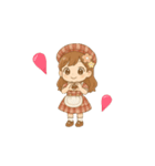 ‪✿ちゃんはな‪✿動く！使える！可愛い女の子（個別スタンプ：7）