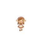 ‪✿ちゃんはな‪✿動く！使える！可愛い女の子（個別スタンプ：14）