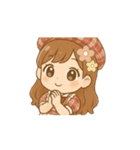 ‪✿ちゃんはな‪✿動く！使える！可愛い女の子（個別スタンプ：16）