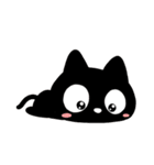 【飛び出す】おもしろいクロネコすたんぷ（個別スタンプ：7）