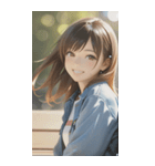 Denim and Smile,A Moment in the Parkzero（個別スタンプ：5）