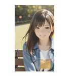 Denim and Smile,A Moment in the Parkzero（個別スタンプ：9）