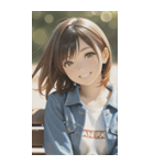 Denim and Smile,A Moment in the Parkzero（個別スタンプ：13）