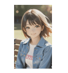 Denim and Smile,A Moment in the Parkzero（個別スタンプ：20）