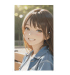 Denim and Smile,A Moment in the Parkzero（個別スタンプ：22）