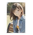 Denim and Smile,A Moment in the Parkzero（個別スタンプ：23）