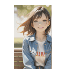 Denim and Smile,A Moment in the Parkzero（個別スタンプ：25）