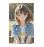 Denim and Smile,A Moment in the Parkzero（個別スタンプ：26）