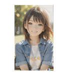 Denim and Smile,A Moment in the Parkzero（個別スタンプ：33）