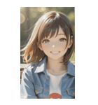 Denim and Smile,A Moment in the Parkzero（個別スタンプ：36）