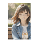 Denim and Smile,A Moment in the Parkzero（個別スタンプ：38）