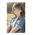 Denim and Smile,A Moment in the Parkzero（個別スタンプ：40）