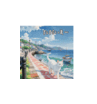 夏、白猫日和（個別スタンプ：3）