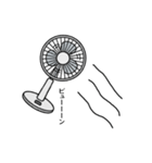 言葉を話す扇風機（個別スタンプ：9）