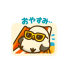 海とシマエナガの夏旅スタンプ（個別スタンプ：5）