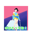 夏が来た！キュートなひと言女子（個別スタンプ：8）