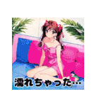 夏、ちょい甘セリフ女子スタンプ（個別スタンプ：22）