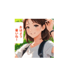 夏の日常メッセージ（個別スタンプ：1）