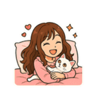 おうちでぐだぐだ週末（個別スタンプ：4）