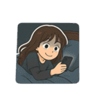 おうちでぐだぐだ週末（個別スタンプ：13）