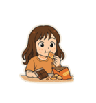 おうちでぐだぐだ週末（個別スタンプ：34）