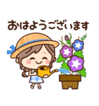 【夏】ず～っと使える♡ナチュラルガール（個別スタンプ：10）