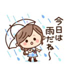【夏】ず～っと使える♡ナチュラルガール（個別スタンプ：13）