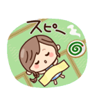 【夏】ず～っと使える♡ナチュラルガール（個別スタンプ：28）