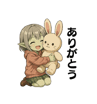 ゴブリン女子（個別スタンプ：40）