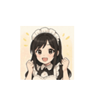 癒し系メイドちゃんのLINEスタンプ2（個別スタンプ：7）
