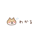 柴犬の気持ちを伝える省スペース2（個別スタンプ：12）