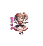 キュートな小悪魔さん（個別スタンプ：6）