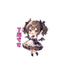 キュートな小悪魔さん（個別スタンプ：9）