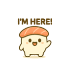 お寿司フレンズと猫のEnglishスタンプ（個別スタンプ：6）