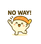 お寿司フレンズと猫のEnglishスタンプ（個別スタンプ：18）
