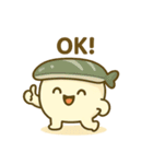 お寿司フレンズと猫のEnglishスタンプ（個別スタンプ：19）
