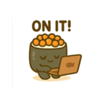 お寿司フレンズと猫のEnglishスタンプ（個別スタンプ：23）