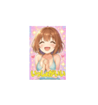 可愛いキャバ嬢マキちゃんのLINEスタンプ♡（個別スタンプ：2）