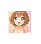 可愛いキャバ嬢マキちゃんのLINEスタンプ♡（個別スタンプ：10）