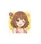 可愛いキャバ嬢マキちゃんのLINEスタンプ♡（個別スタンプ：11）