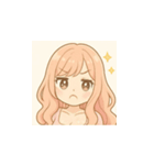 ゆるふわ癒し系女子のLINEスタンプ（個別スタンプ：5）