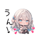 ガーリーな♡白髪娘スタンプ♡（個別スタンプ：7）