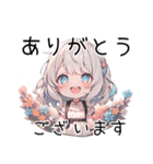 ガーリーな♡白髪娘スタンプ♡（個別スタンプ：15）