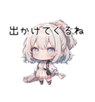 ガーリーな♡白髪娘スタンプ♡（個別スタンプ：32）