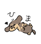 ブラタン＆チョコタンのあしのみじかいいぬ（個別スタンプ：7）