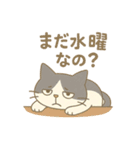 なまけ猫のゆるい日々2（個別スタンプ：3）