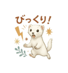 ほんわかオコジョ*北欧気分【日常会話】（個別スタンプ：13）